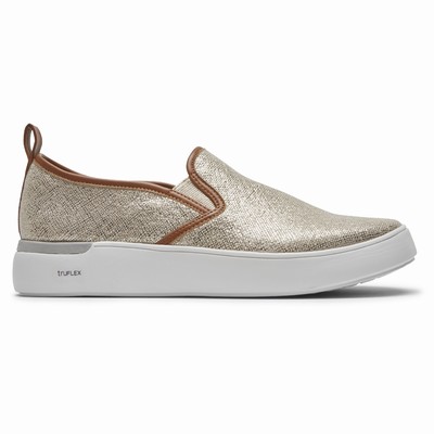 Rockport truFLEX Parissa Twin Gore Freizeitschuhe Damen Silber TUO-627943